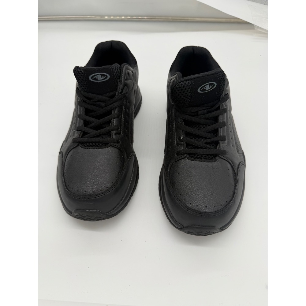 Athletic Works Mens Black Memory Foam Sneakers 8.5 4E Extra Wide MNAW48ES101L